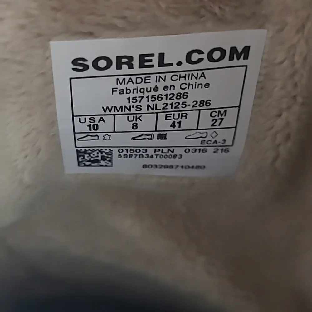 SOREL Winter Fancy Lace II Waterproof Boots Size Various - Picture 12 of 12